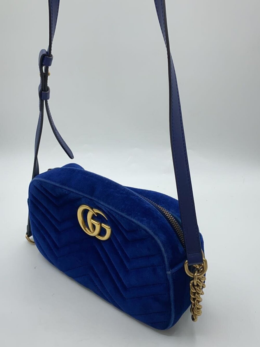 Gucci Shoulder Blue Bag Blue